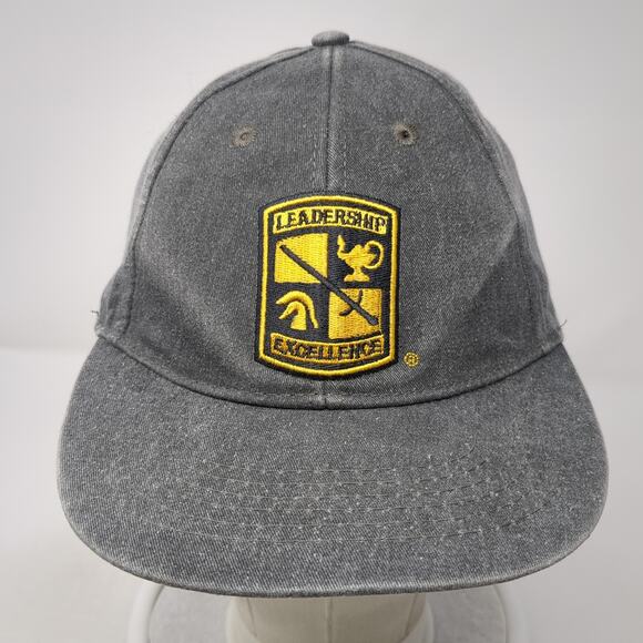Leadership Excellence Strapback Baseball Cap Gray One Size Adjustable Goarmy - Picture 2 of 8